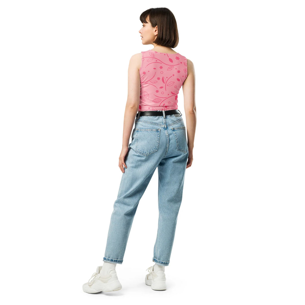 Crop Top XL Crop Tops AwRans Clothing all-over-print-crop-top-white-back-67bd2b0c4d9b3