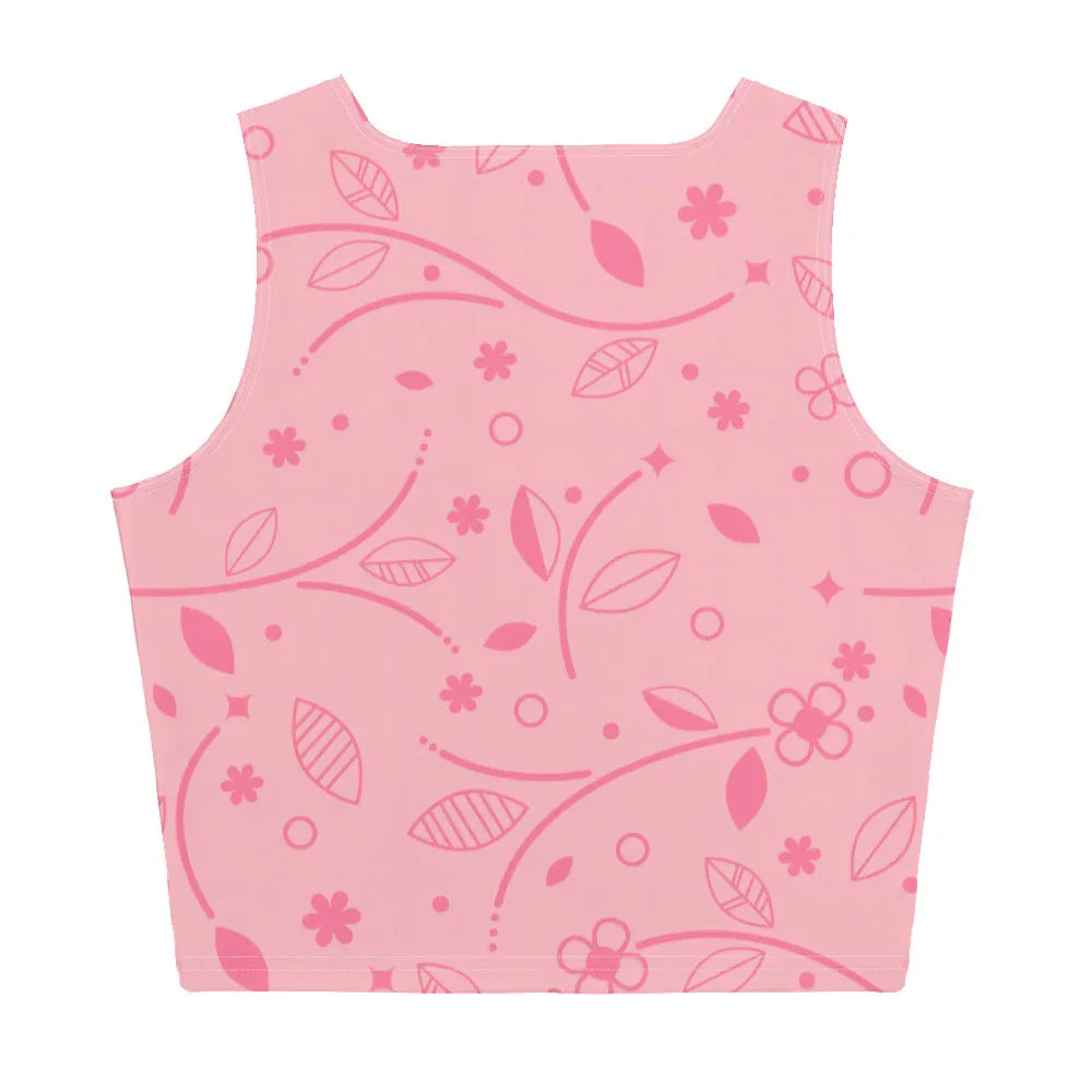 Crop Top Crop Tops AwRans Clothing all-over-print-crop-top-white-back-67bd2b0c4e516