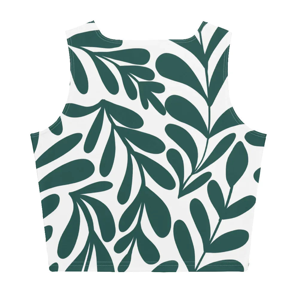 Crop Top Crop Tops AwRans Clothing all-over-print-crop-top-white-back-67bd2ba6e7b65