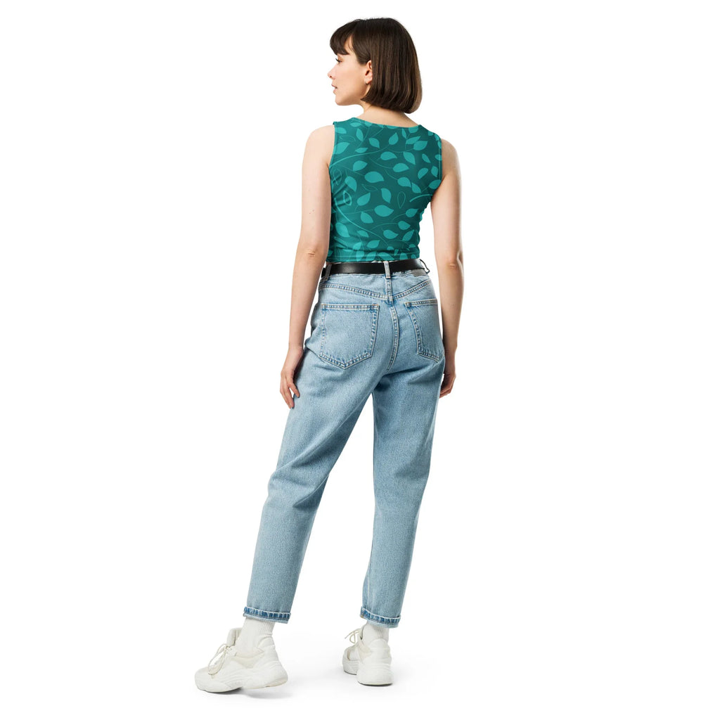 Crop Top XL Crop Tops AwRans Clothing all-over-print-crop-top-white-back-67bd2c0e44cd3