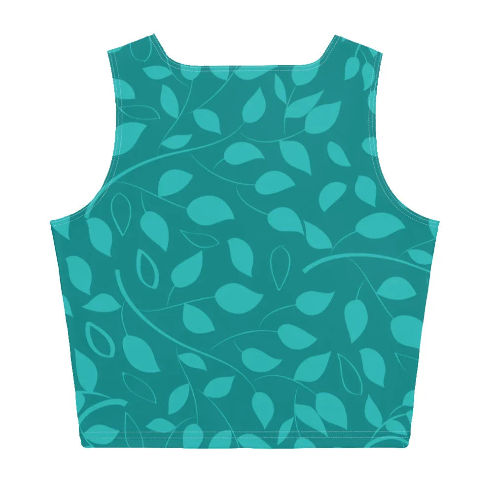 Crop Top Crop Tops AwRans Clothing all-over-print-crop-top-white-back-67bd2c0e45c90