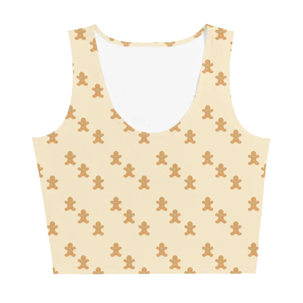Crop Top Crop Tops AwRans Clothing all-over-print-crop-top-white-front-67bd2c8182f77