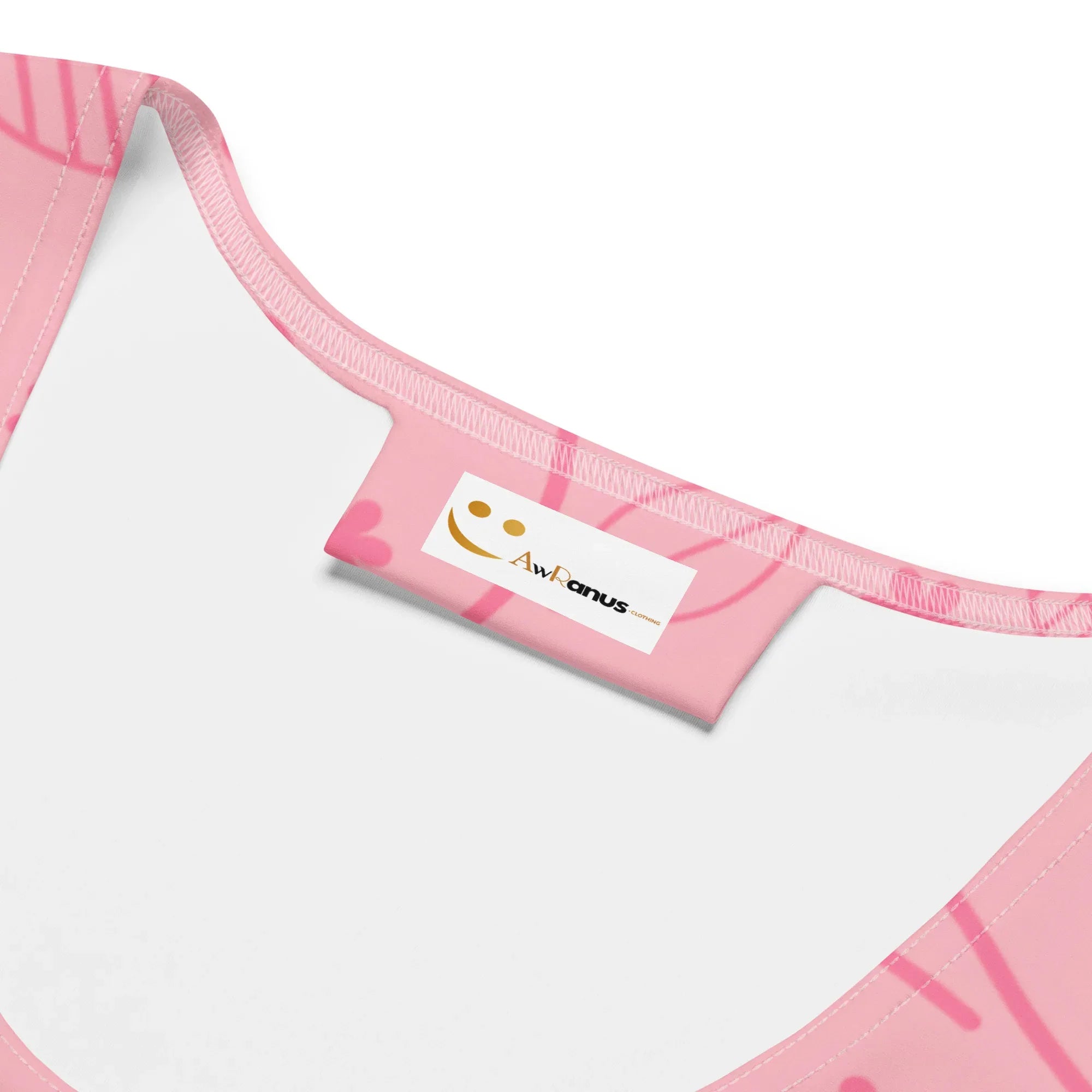 Crop Top Crop Tops AwRans Clothing all-over-print-crop-top-white-product-details-67bd2b0c4e602