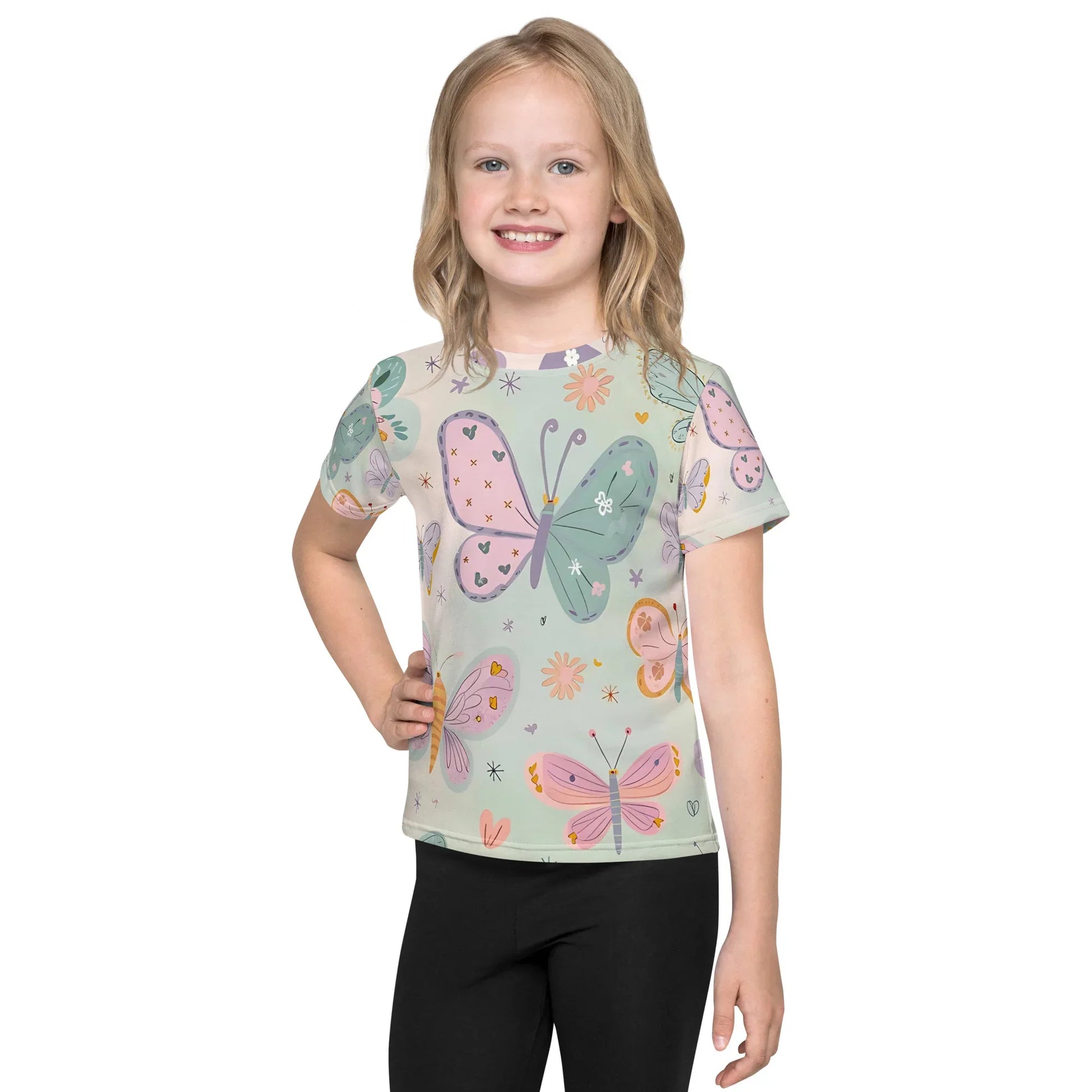 Kids Crew Neck T-Shirt - AwRans Clothing