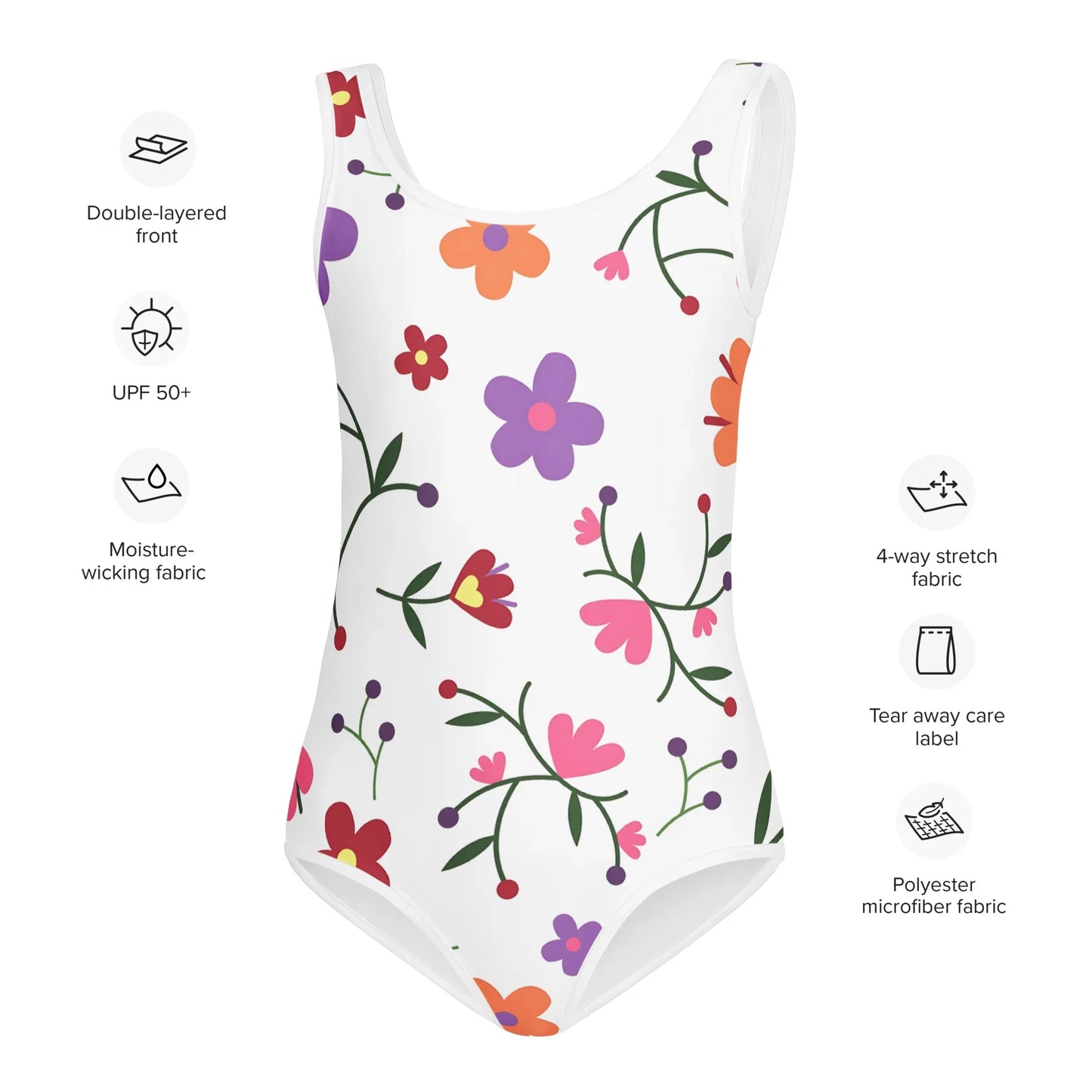 All-Over Print Kids Swimsuit - AwRans Clothing