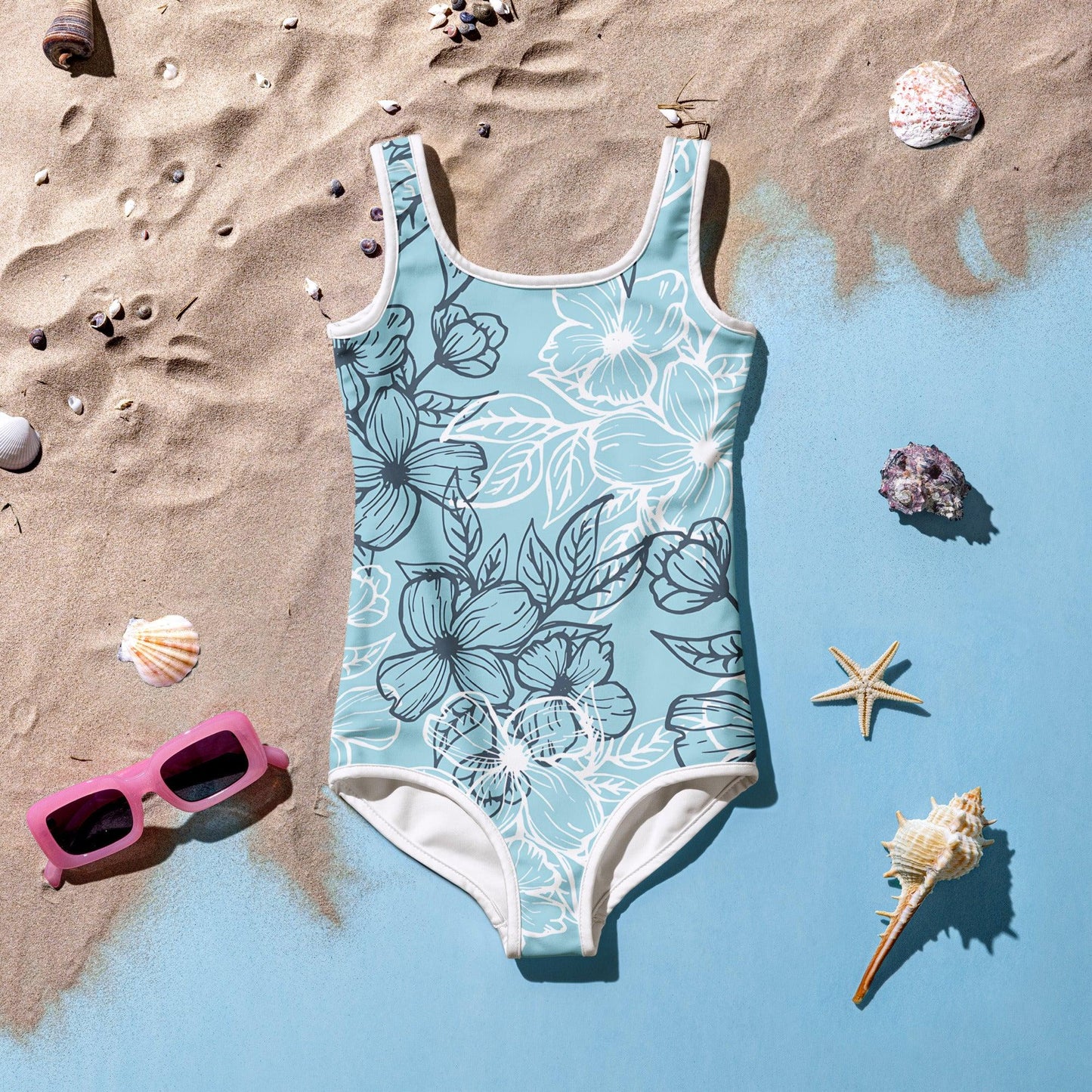 All-Over Print Kids Swimsuit - AwRans Clothing
