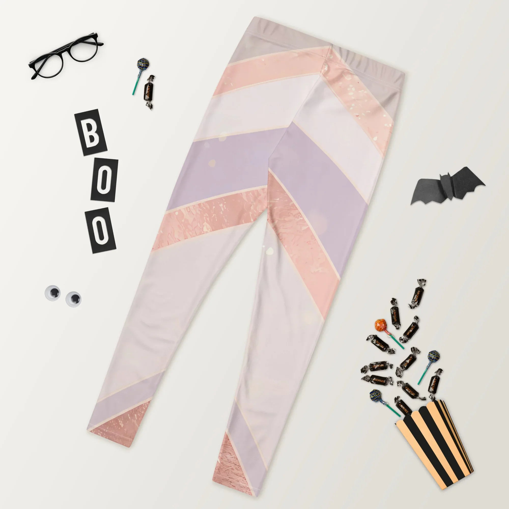 Leggings Leggings AwRans Clothing all-over-print-leggings-white-back-687e22b48668a