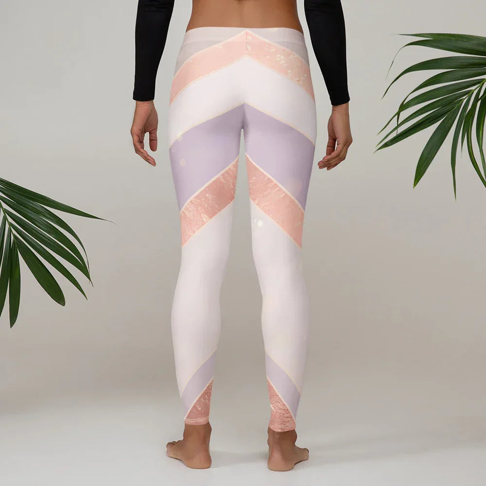 Leggings Leggings AwRans Clothing all-over-print-leggings-white-back-687e22b487162