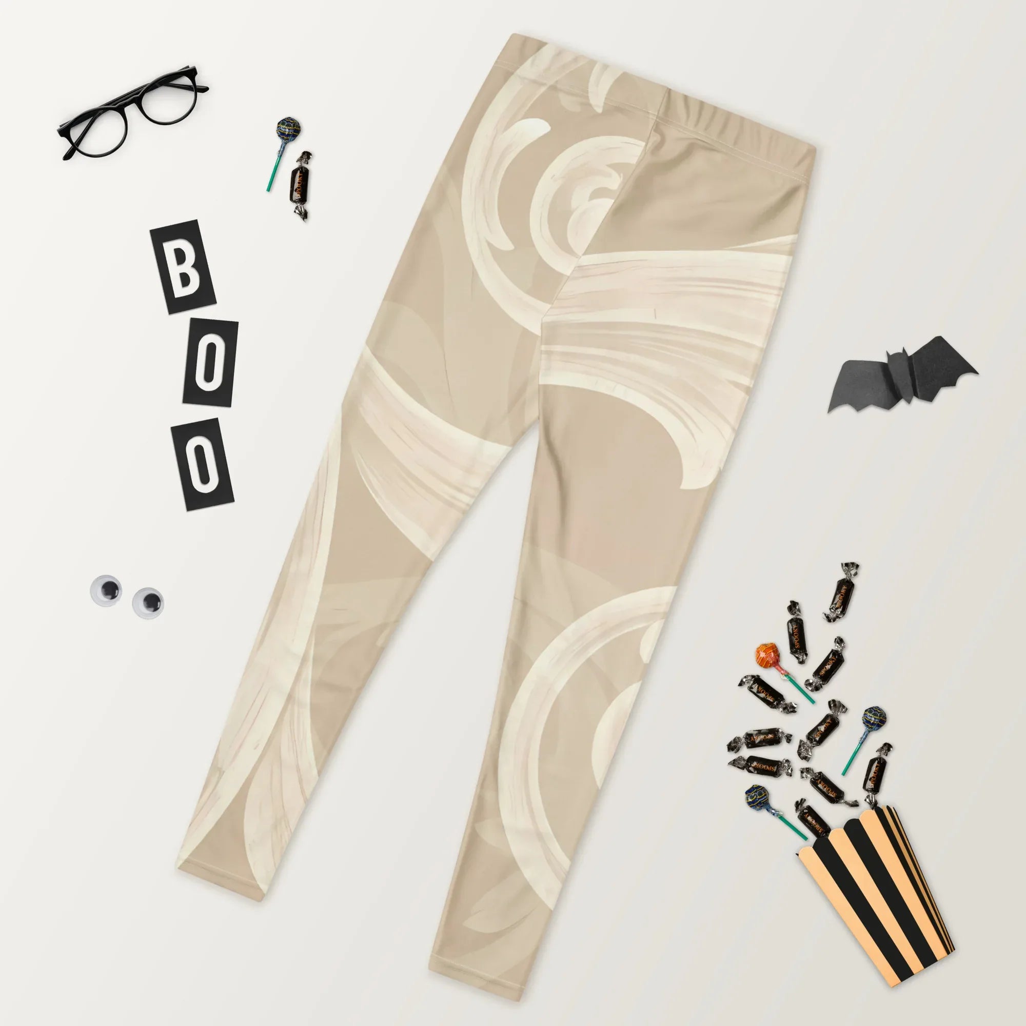 Leggings Leggings AwRans Clothing all-over-print-leggings-white-back-687e22edd1923