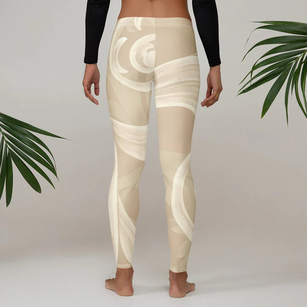 Leggings Leggings AwRans Clothing all-over-print-leggings-white-back-687e22edd24b6