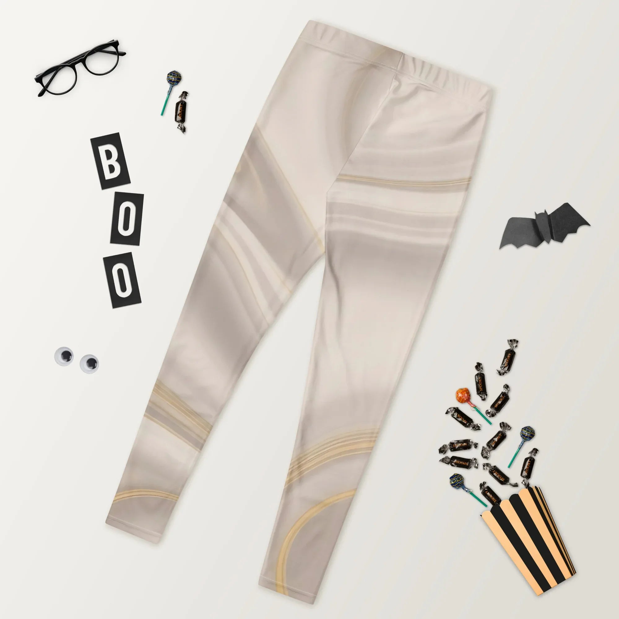 Leggings Leggings AwRans Clothing all-over-print-leggings-white-back-687e235f20eda