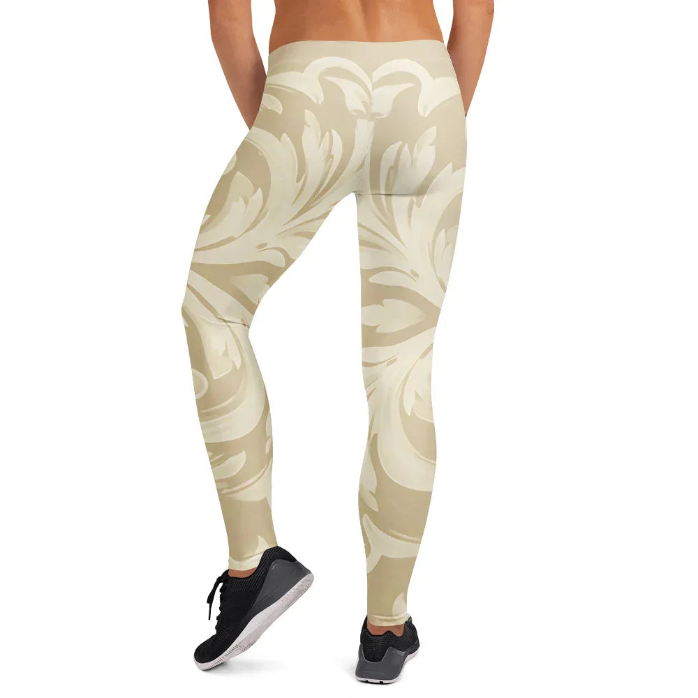 Leggings Leggings AwRans Clothing all-over-print-leggings-white-back-687f6c7937a63