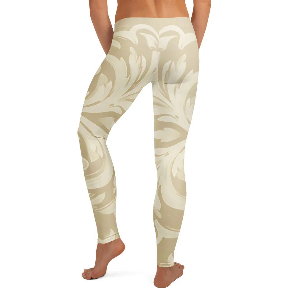 Leggings Leggings AwRans Clothing all-over-print-leggings-white-back-687f6c7937c97