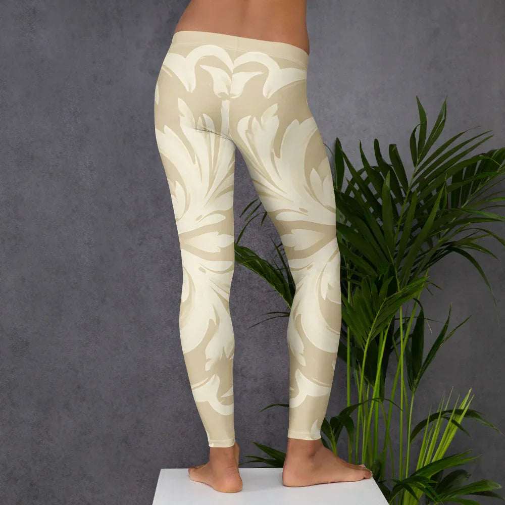 Leggings Leggings AwRans Clothing all-over-print-leggings-white-back-687f6c7937da7