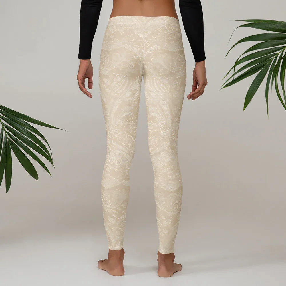 Leggings Leggings AwRans Clothing all-over-print-leggings-white-back-687f6cb4a52ac
