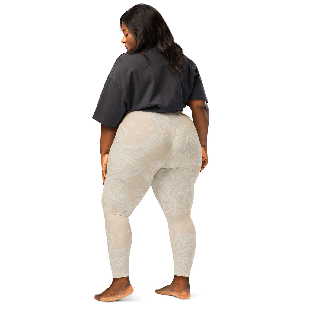 Leggings Leggings AwRans Clothing all-over-print-leggings-white-back-687f6ced83eb8