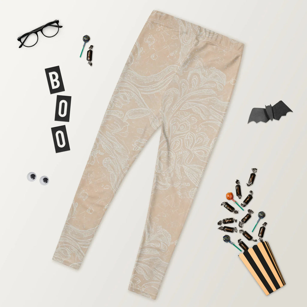 Leggings Leggings AwRans Clothing all-over-print-leggings-white-back-687f6ced8455a