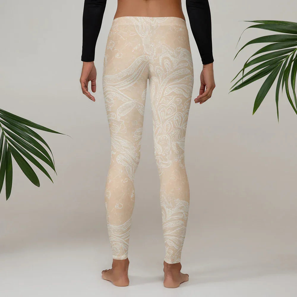 Leggings Leggings AwRans Clothing all-over-print-leggings-white-back-687f6ced8505a