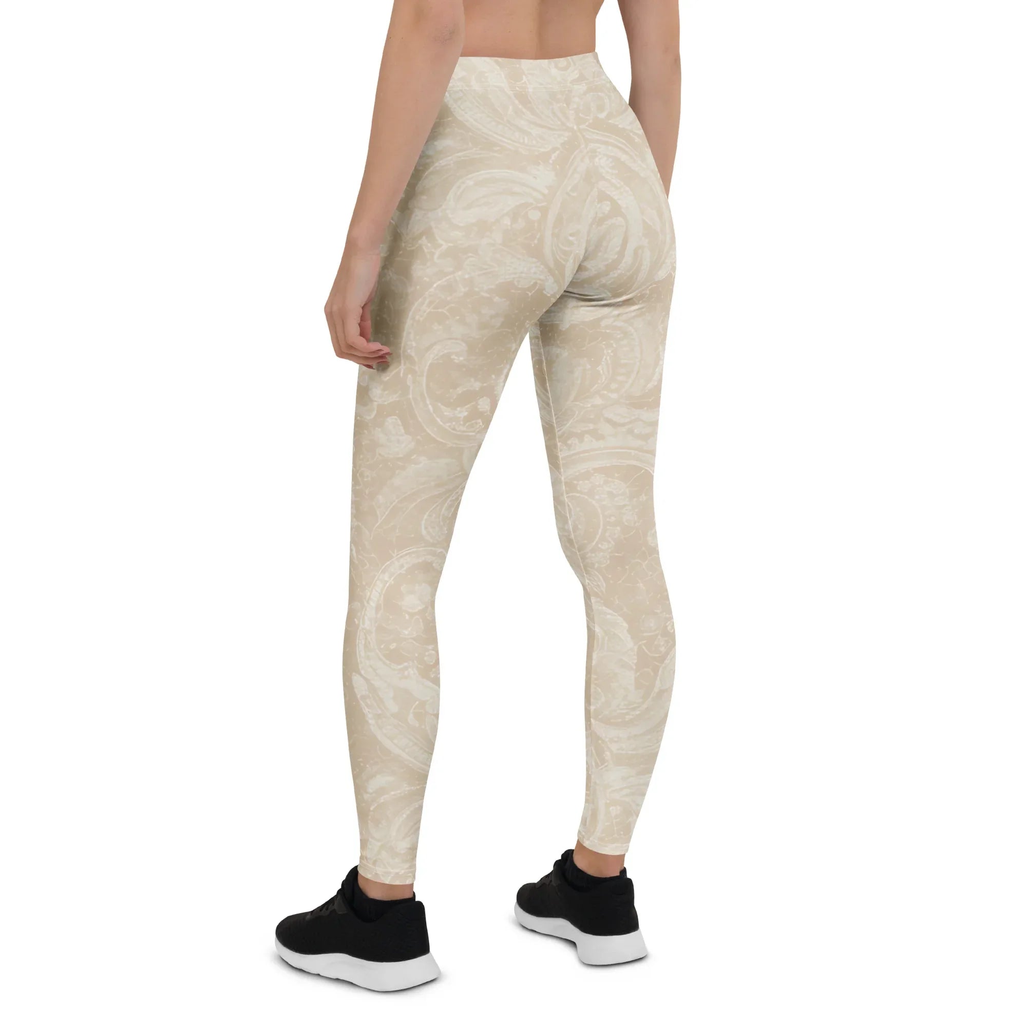 Leggings Leggings AwRans Clothing all-over-print-leggings-white-back-687f6d244e8a6
