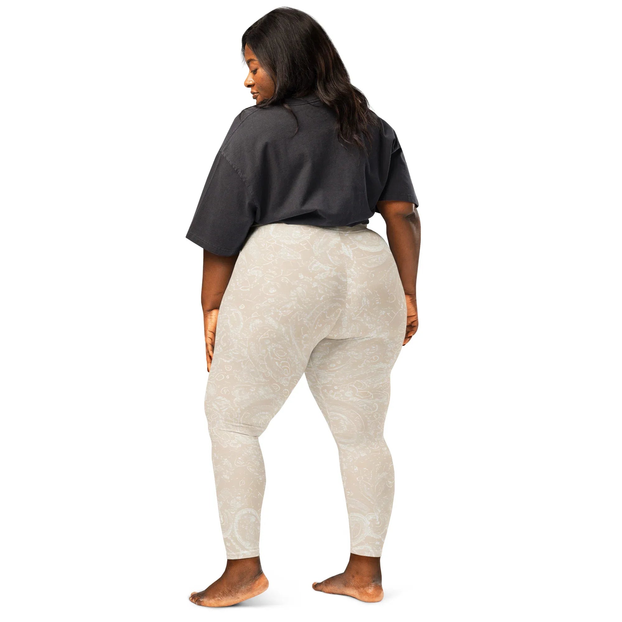 Leggings Leggings AwRans Clothing all-over-print-leggings-white-back-687f6d8002ea5