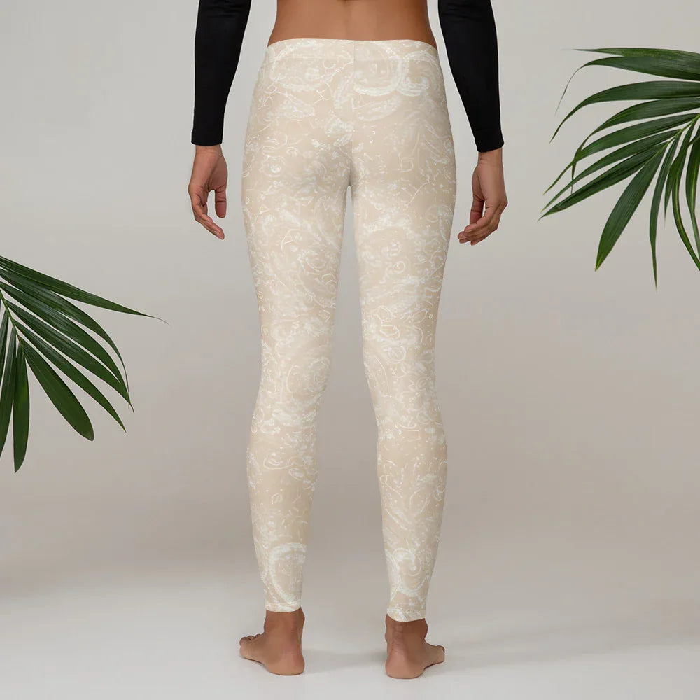 Leggings Leggings AwRans Clothing all-over-print-leggings-white-back-687f6d8003fe1