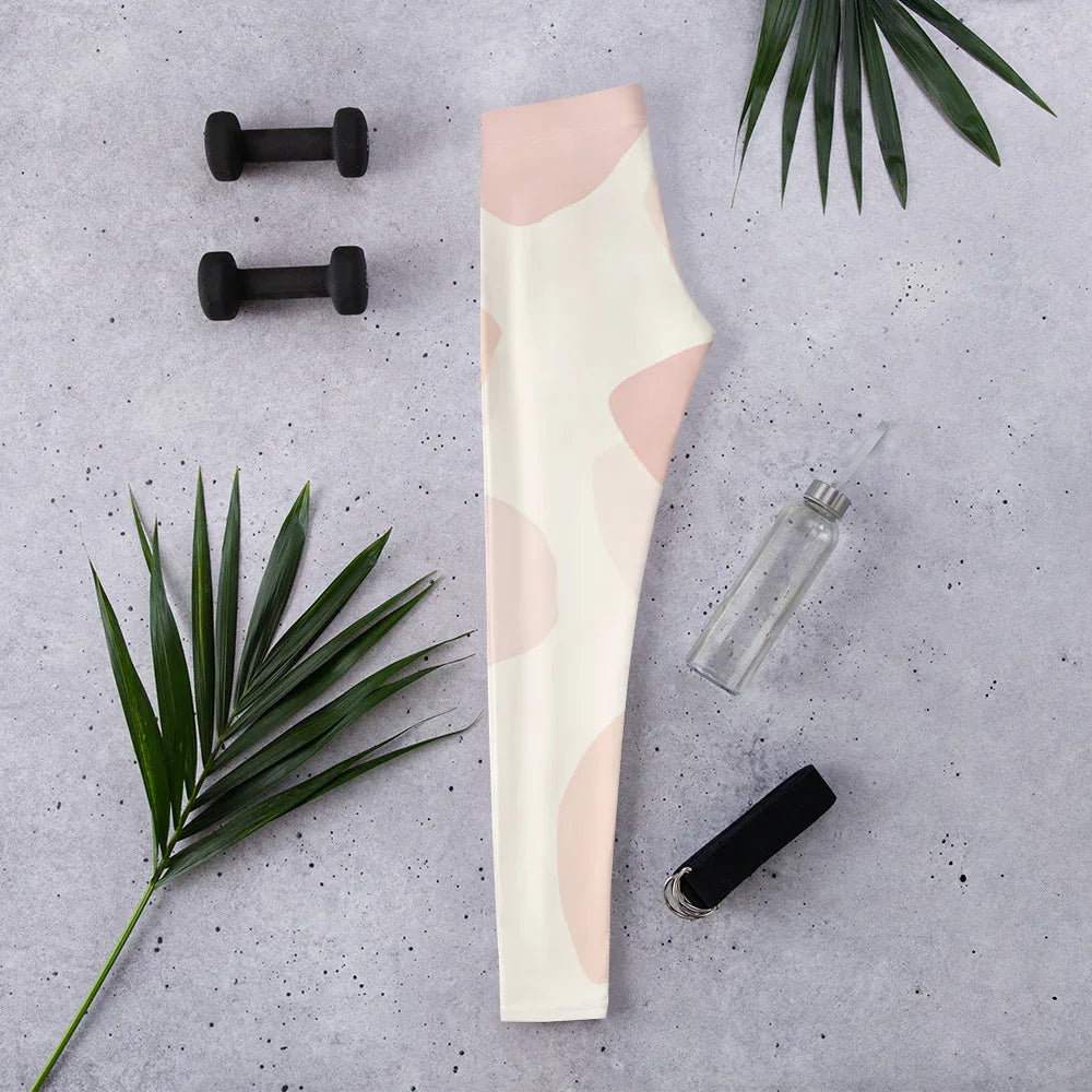 Leggings XL Leggings AwRans Clothing all-over-print-leggings-white-flat-lifestyle-687e227b64a61