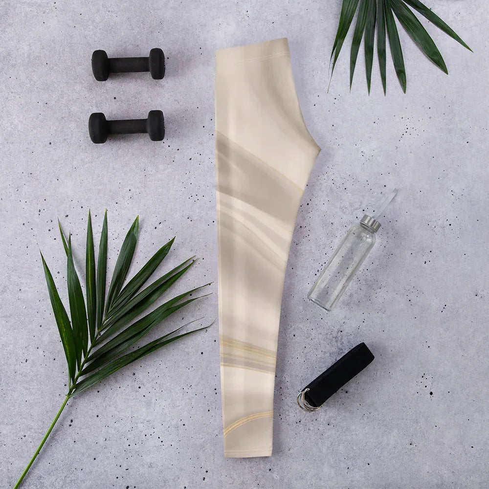 Leggings XL Leggings AwRans Clothing all-over-print-leggings-white-flat-lifestyle-687e235f1fea0
