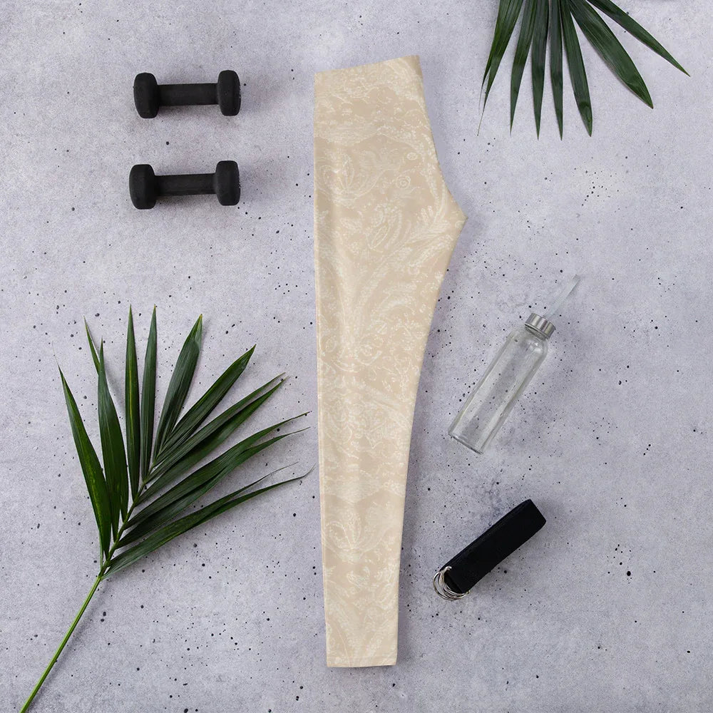 Leggings XL Leggings AwRans Clothing all-over-print-leggings-white-flat-lifestyle-687f6cb4a2c84