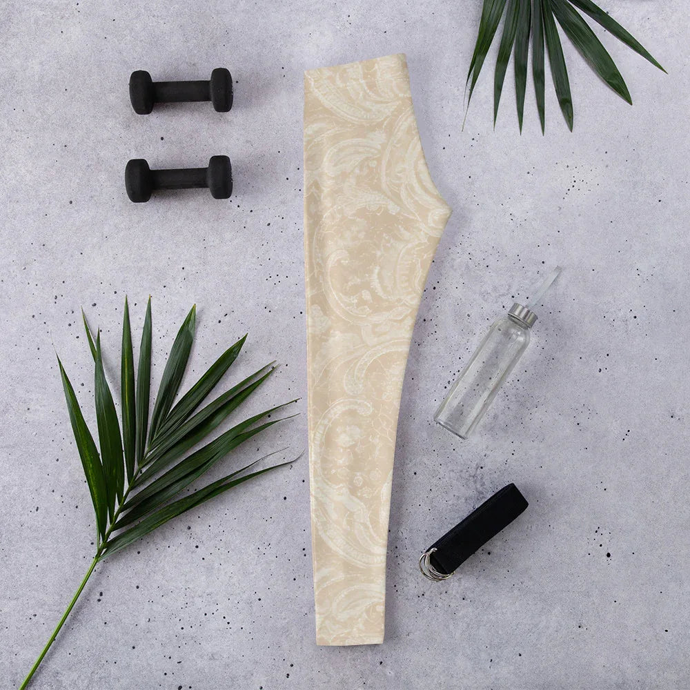 Leggings XL Leggings AwRans Clothing all-over-print-leggings-white-flat-lifestyle-687f6d244d45e