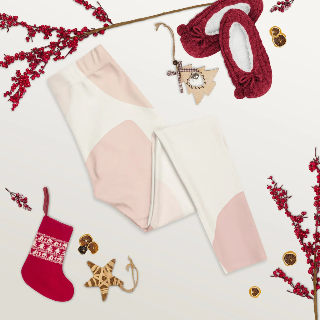 Leggings Leggings AwRans Clothing all-over-print-leggings-white-front-2-687e227b66173