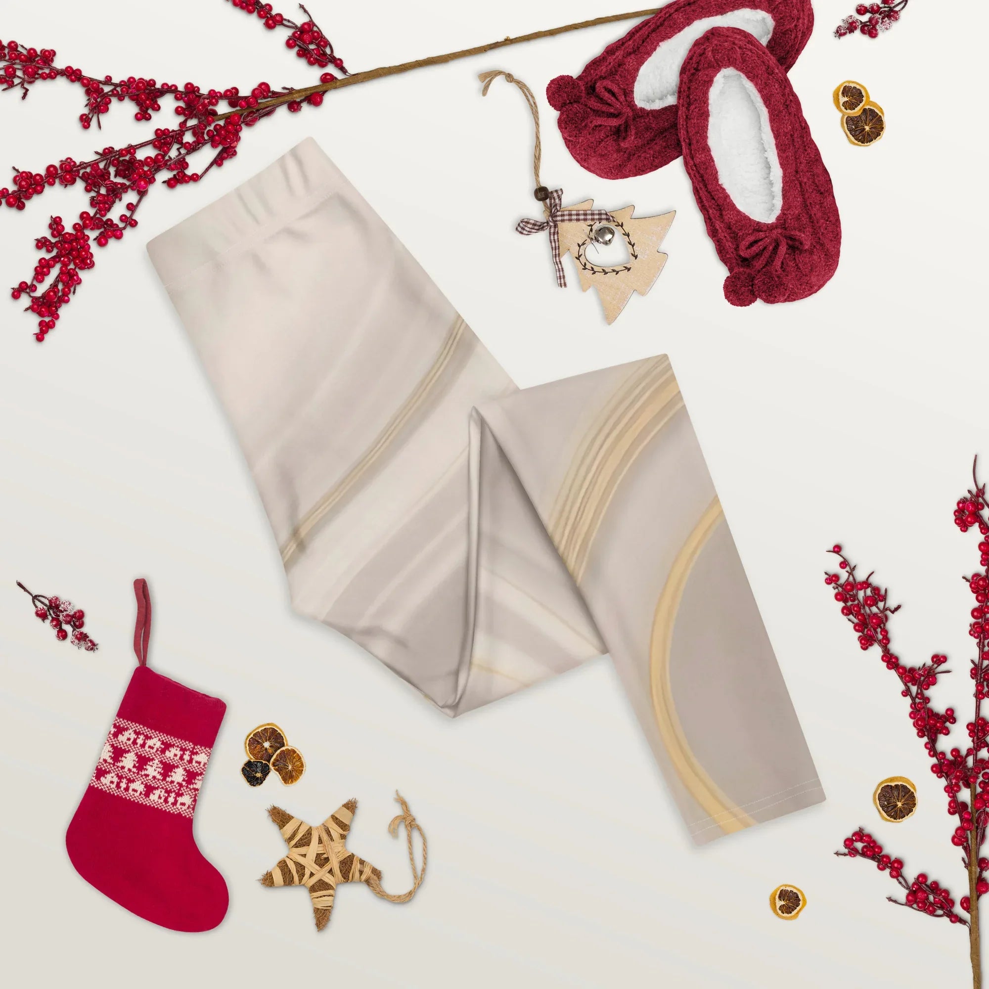 Leggings Leggings AwRans Clothing all-over-print-leggings-white-front-2-687e235f20db1