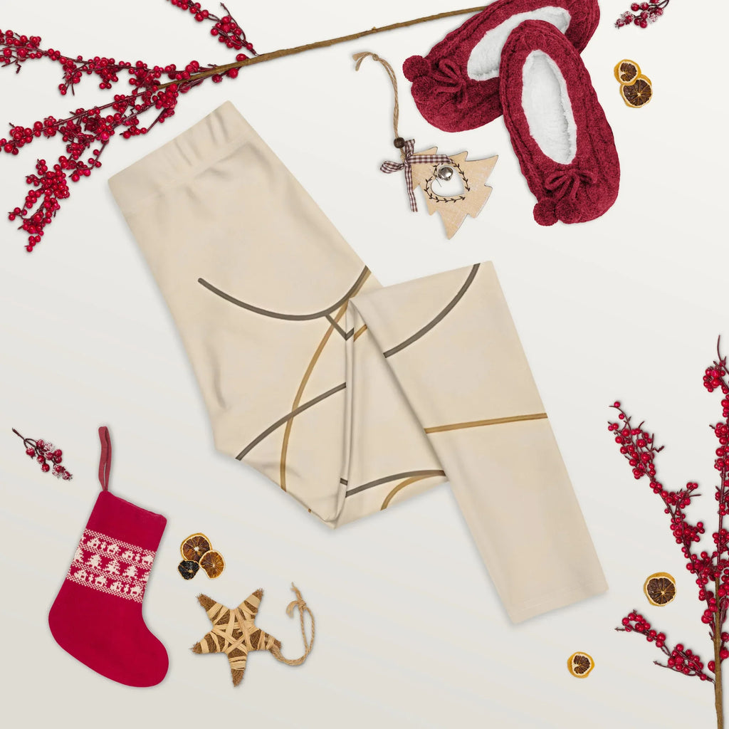 Leggings Leggings AwRans Clothing all-over-print-leggings-white-front-2-687e2397a7f67