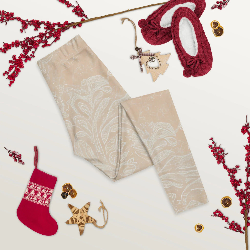 Leggings Leggings AwRans Clothing all-over-print-leggings-white-front-2-687f6ced8443b