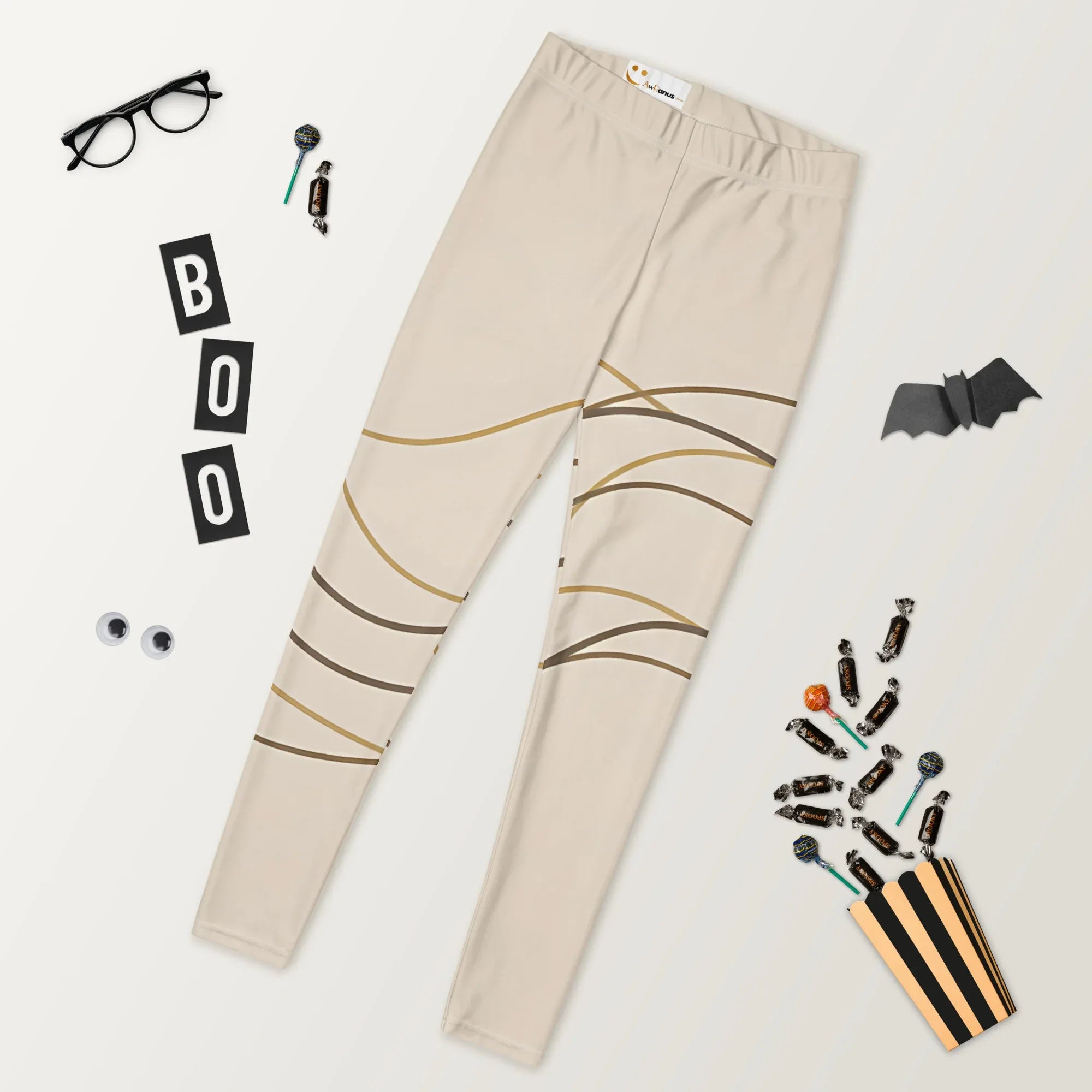 Leggings Leggings AwRans Clothing all-over-print-leggings-white-front-687e1d65ecc7f