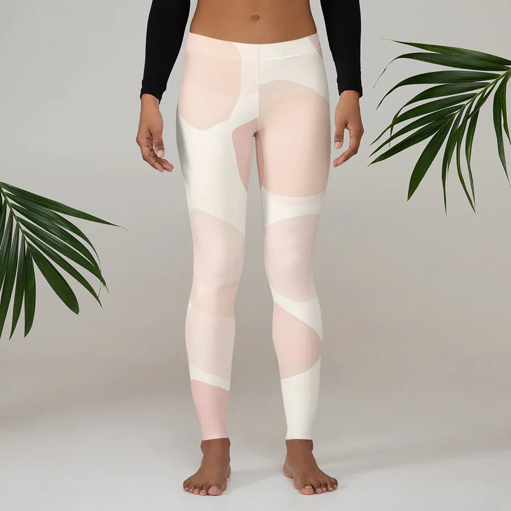Leggings Leggings AwRans Clothing all-over-print-leggings-white-front-687e227b67139