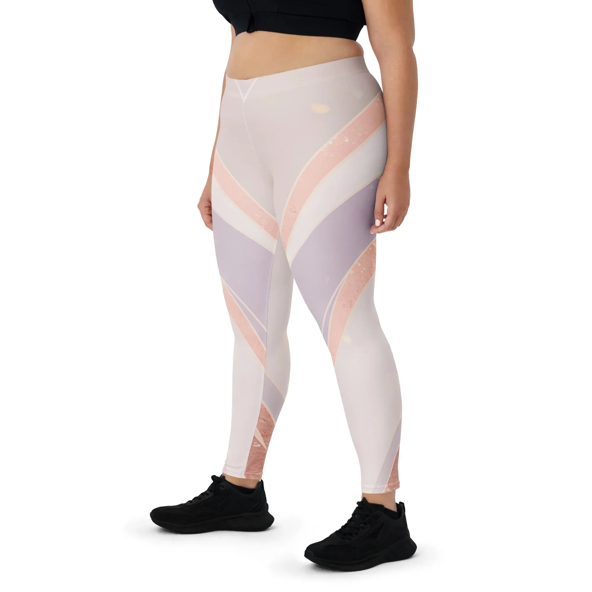 Leggings Leggings AwRans Clothing all-over-print-leggings-white-front-687e22b4861ef