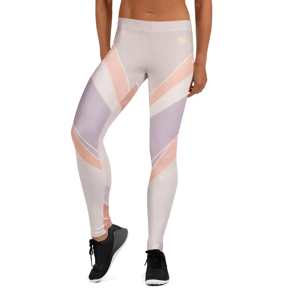 Leggings Leggings AwRans Clothing all-over-print-leggings-white-front-687e22b486c91