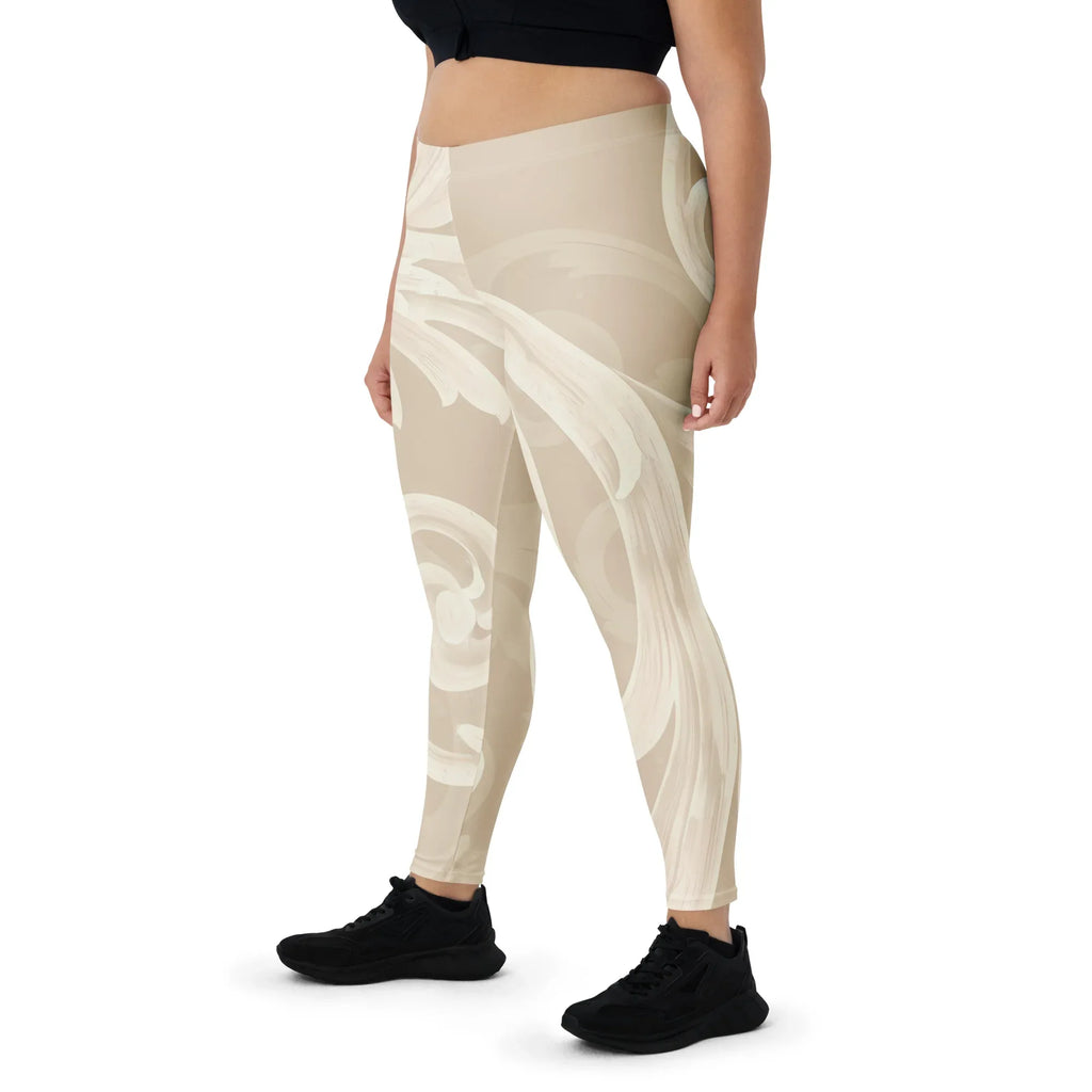 Leggings Leggings AwRans Clothing all-over-print-leggings-white-front-687e22edd1417