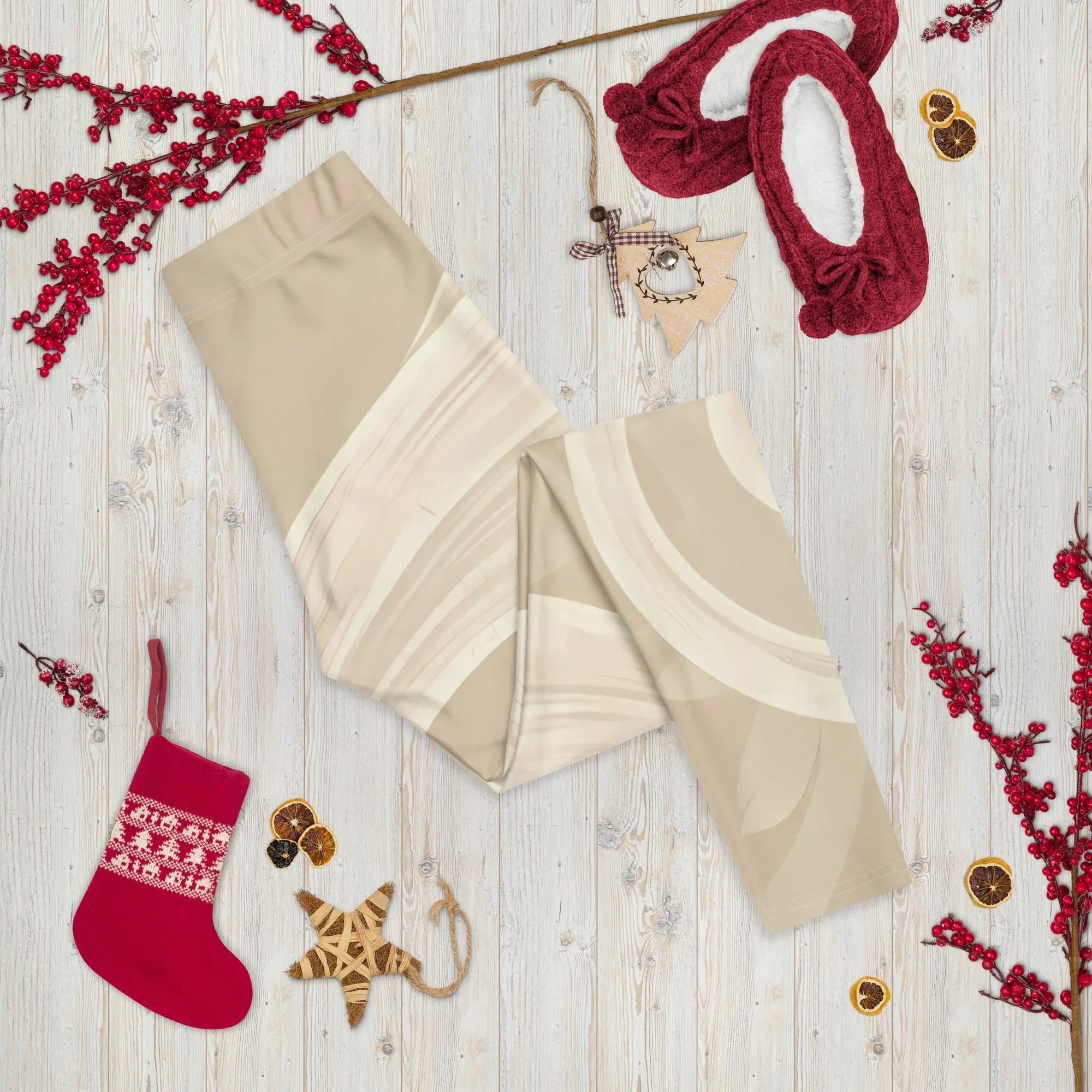 Leggings Leggings AwRans Clothing all-over-print-leggings-white-front-687e22edd1899