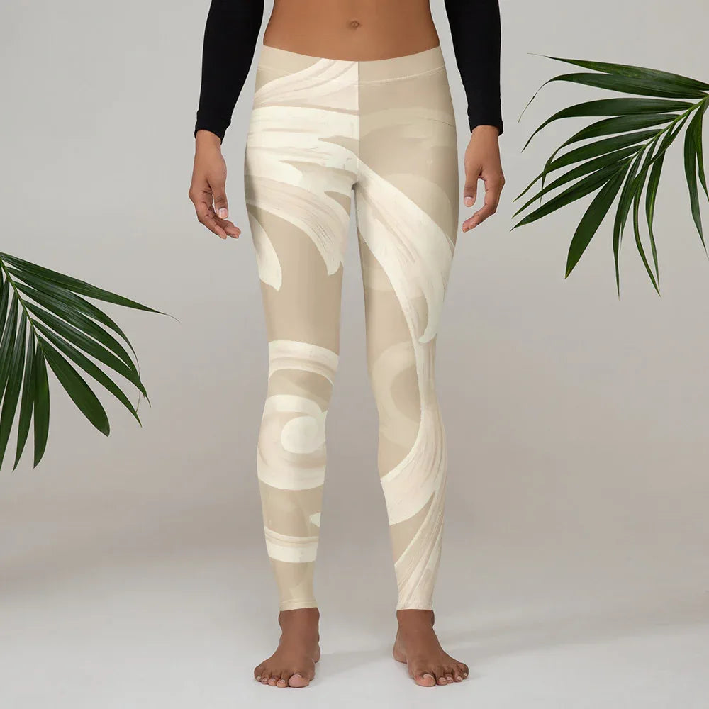 Leggings Leggings AwRans Clothing all-over-print-leggings-white-front-687e22edd253f