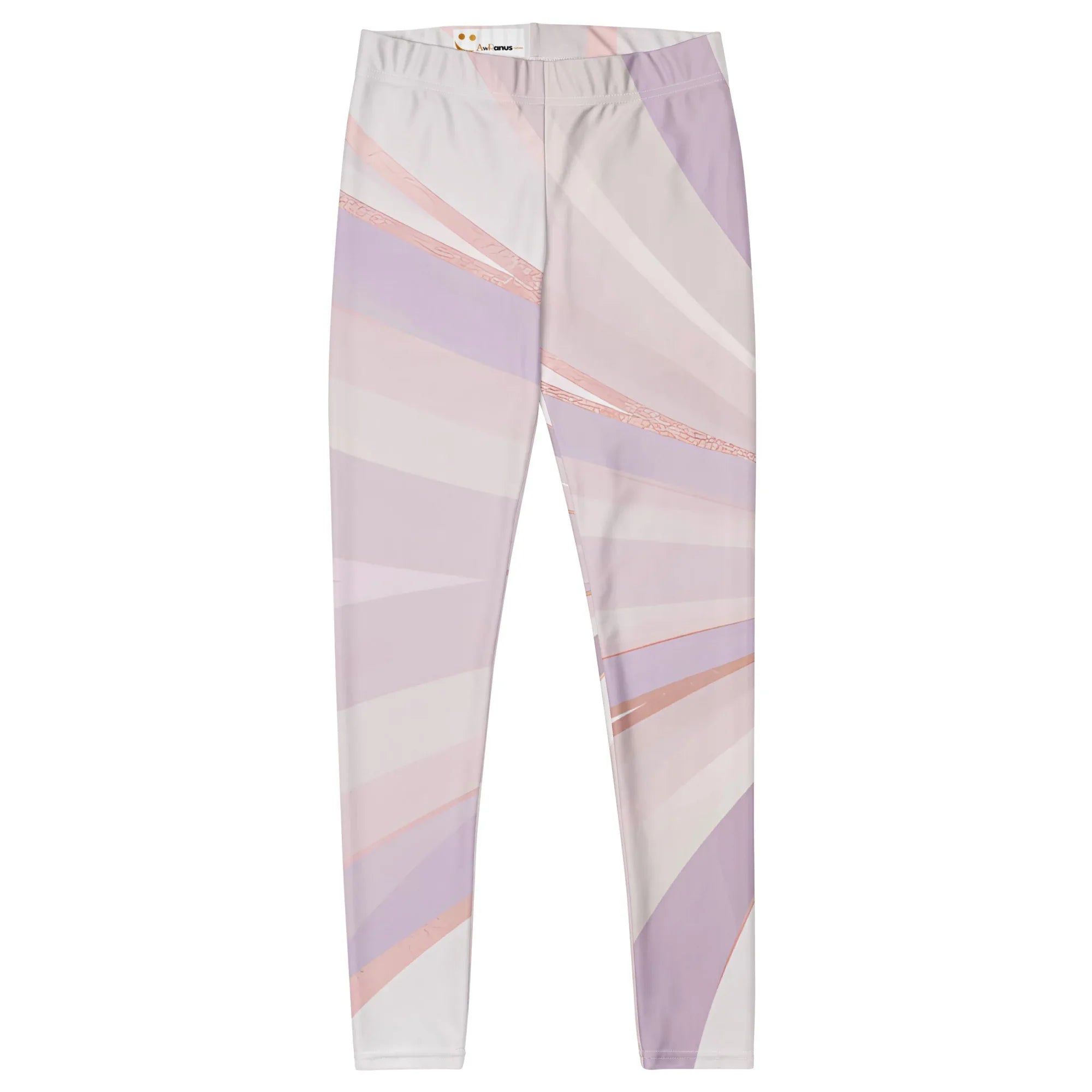 Leggings Leggings AwRans Clothing all-over-print-leggings-white-front-687e2324363ed