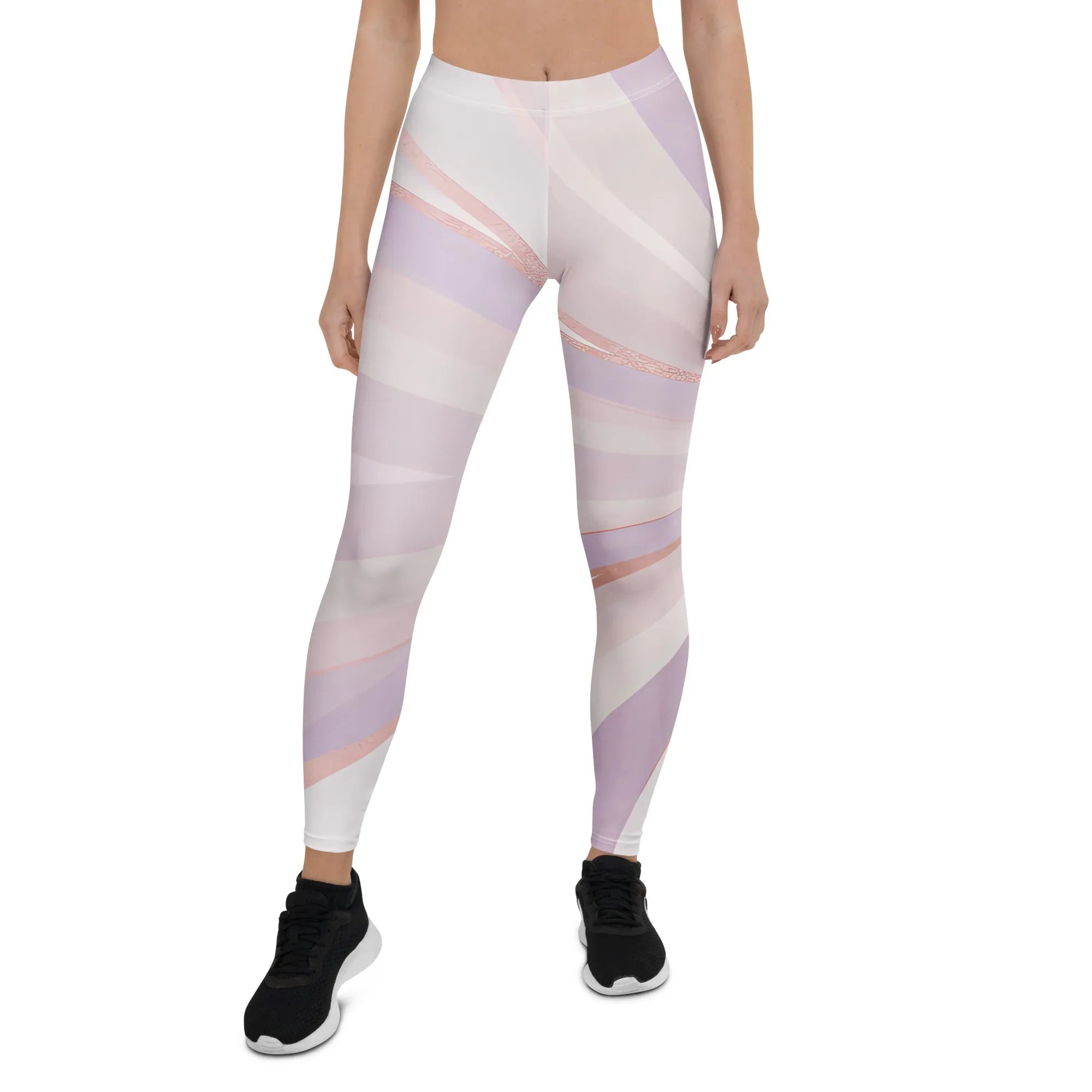 Leggings Leggings AwRans Clothing all-over-print-leggings-white-front-687e232436960