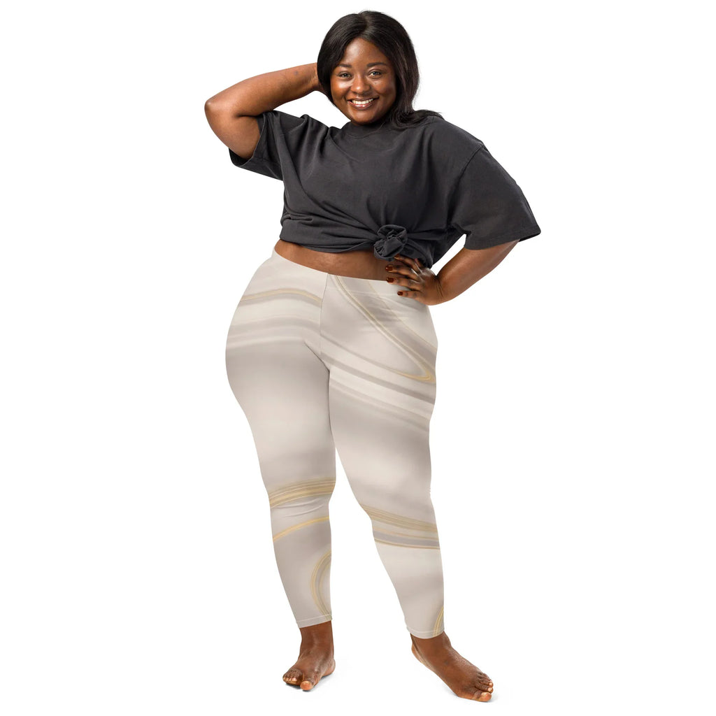 Leggings Leggings AwRans Clothing all-over-print-leggings-white-front-687e235f20729