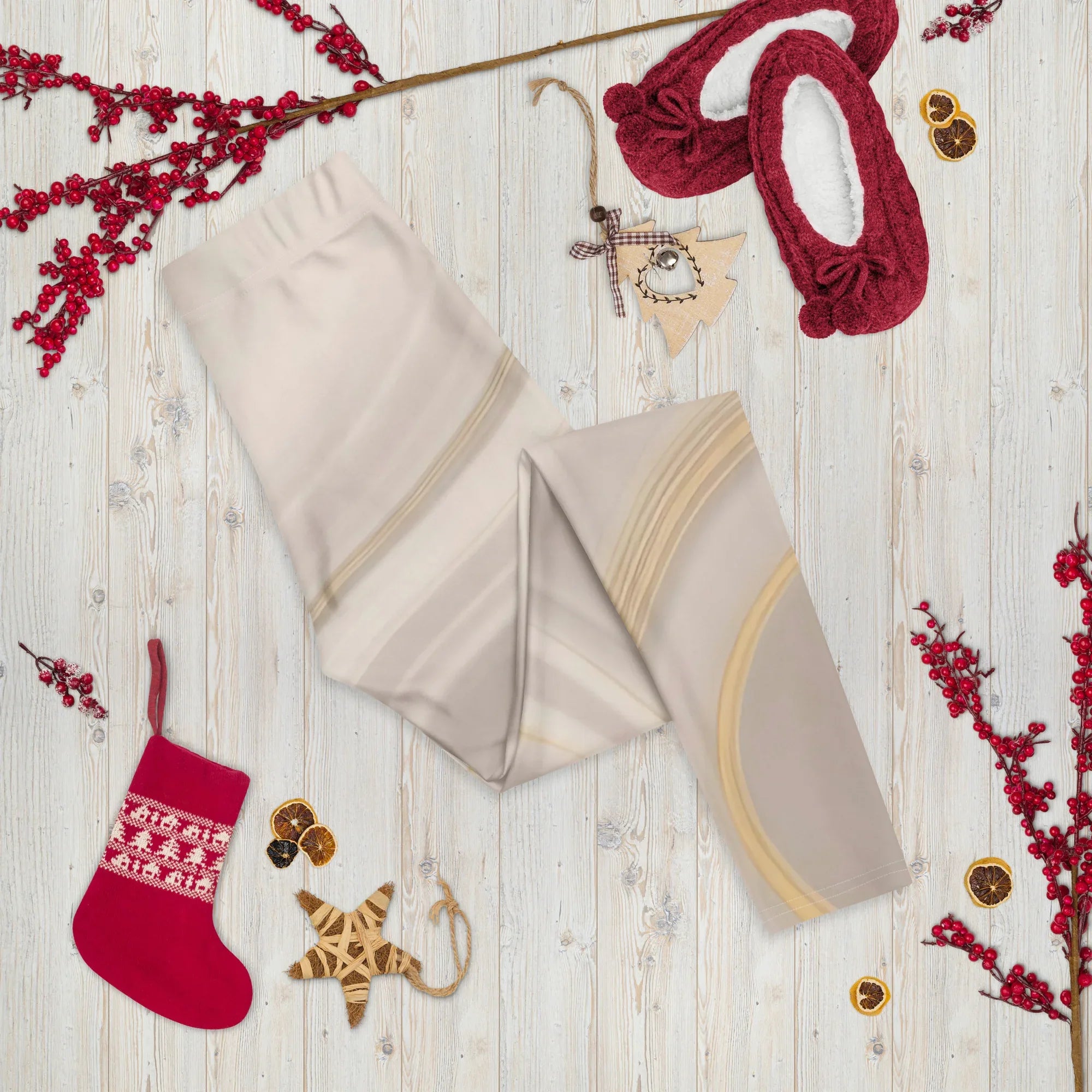 Leggings Leggings AwRans Clothing all-over-print-leggings-white-front-687e235f20e47