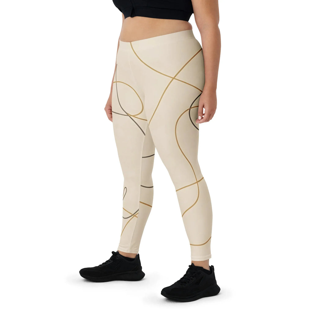 Leggings Leggings AwRans Clothing all-over-print-leggings-white-front-687e2397a7bae