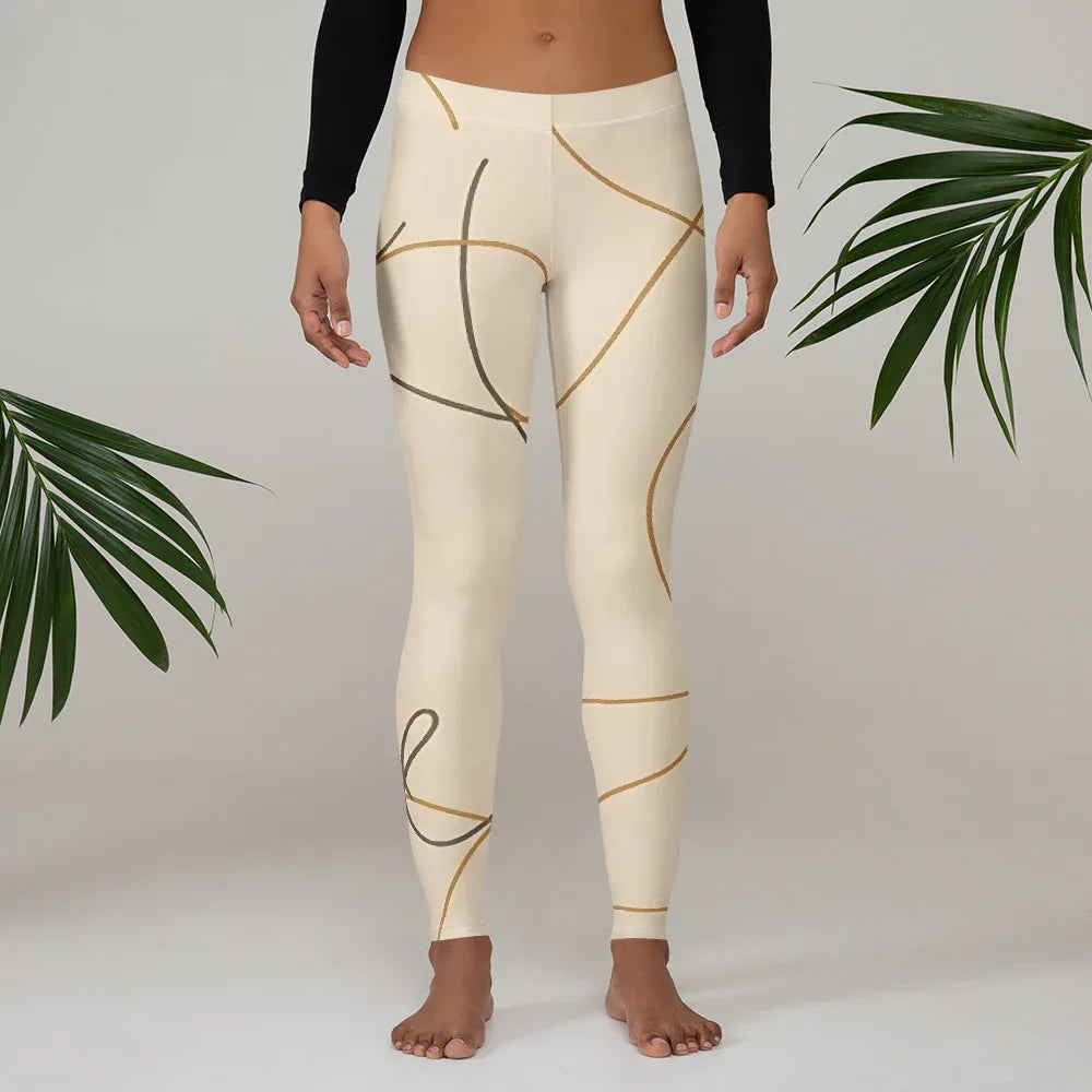 Leggings Leggings AwRans Clothing all-over-print-leggings-white-front-687e2397a8be5