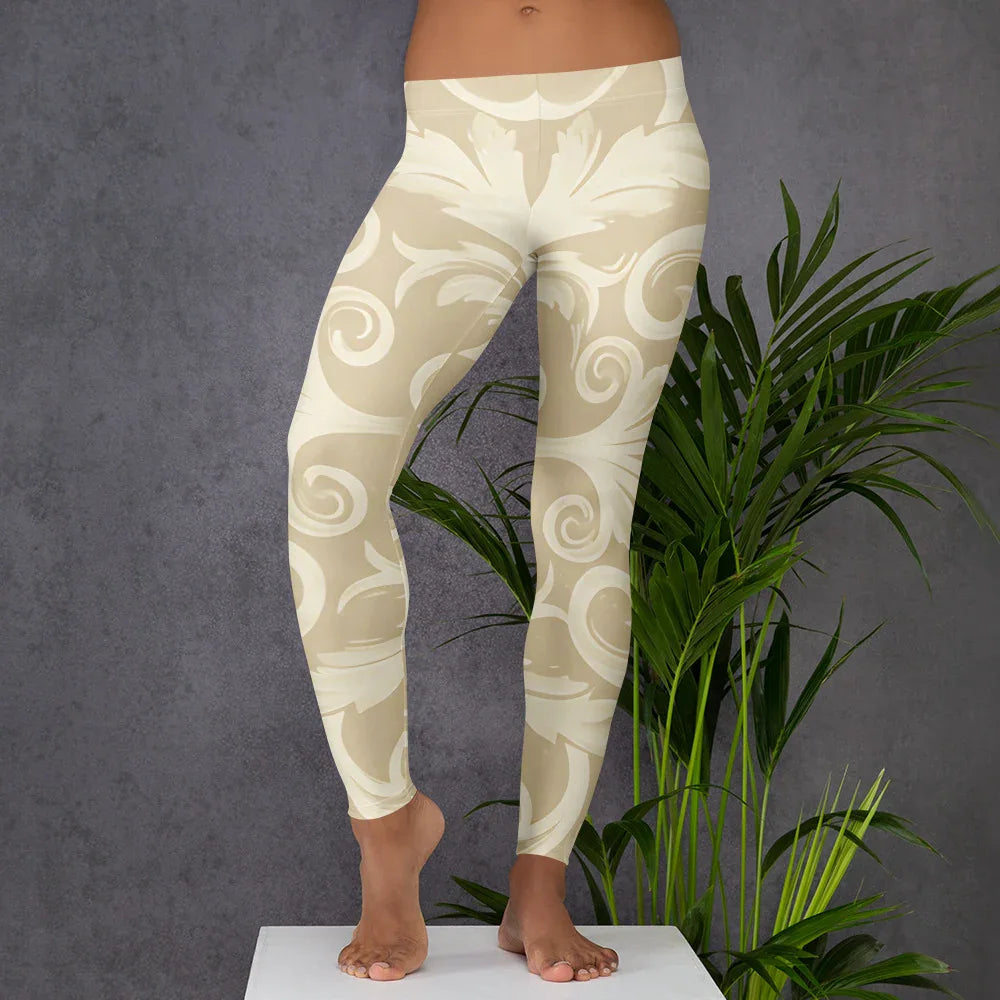 Leggings Leggings AwRans Clothing all-over-print-leggings-white-front-687f6c7937e2b