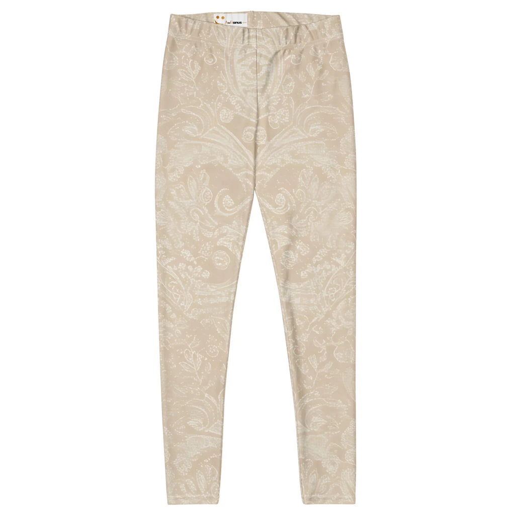 Leggings Leggings AwRans Clothing all-over-print-leggings-white-front-687f6cb4a4285
