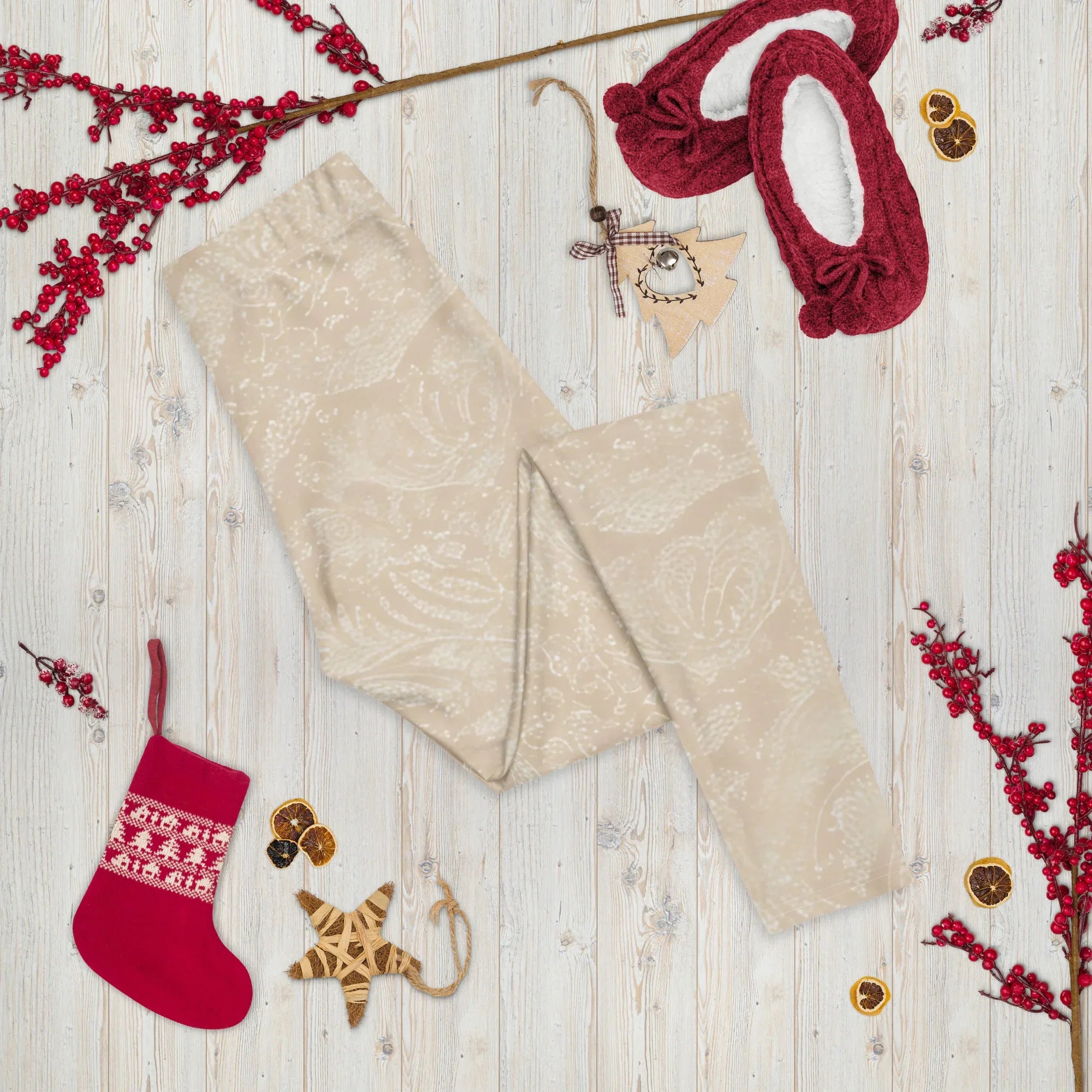 Leggings Leggings AwRans Clothing all-over-print-leggings-white-front-687f6cb4a44a3