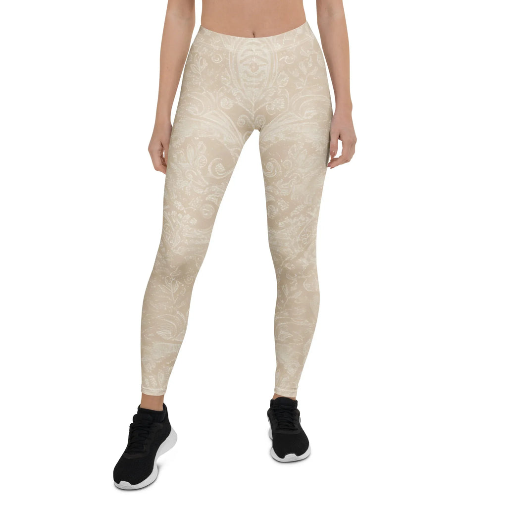 Leggings Leggings AwRans Clothing all-over-print-leggings-white-front-687f6cb4a4bc8
